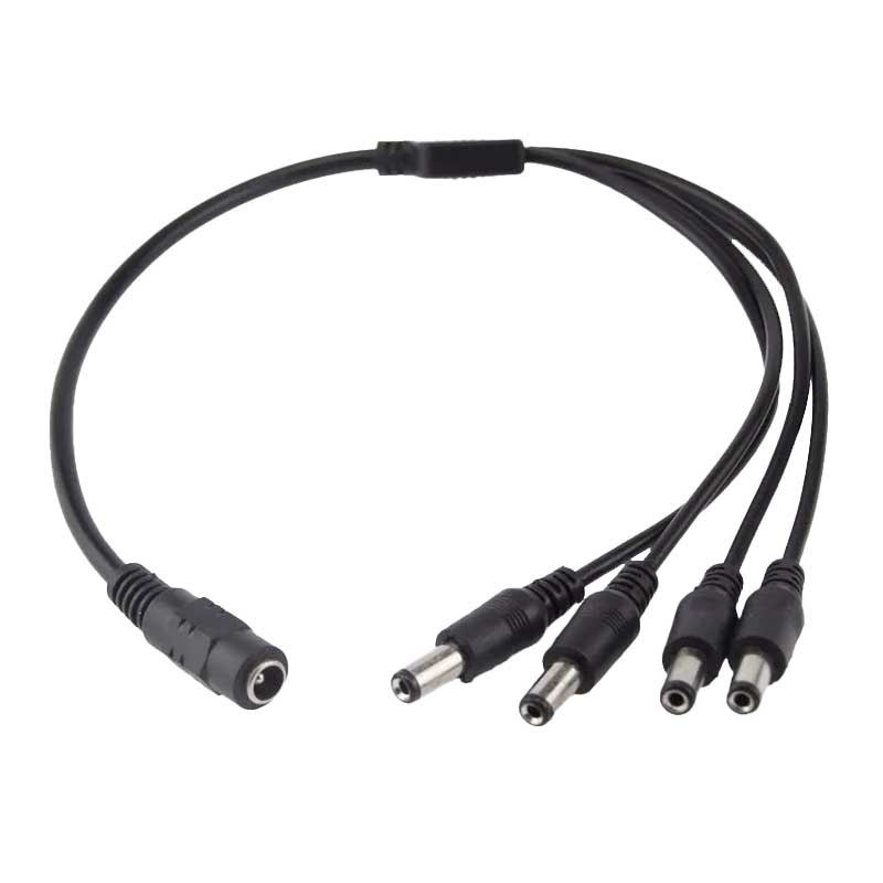 CABLE DIVISOR 1X4 DC PARA CÁMARAS