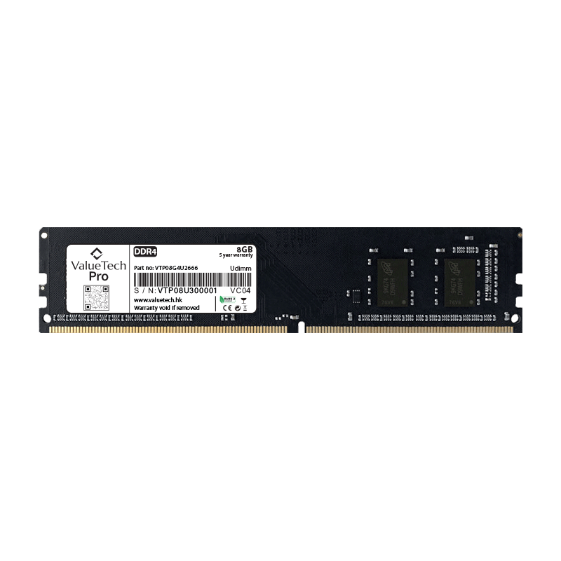 MEMORIA DDR4 8 GB VALUETECH PC 2666 mhz