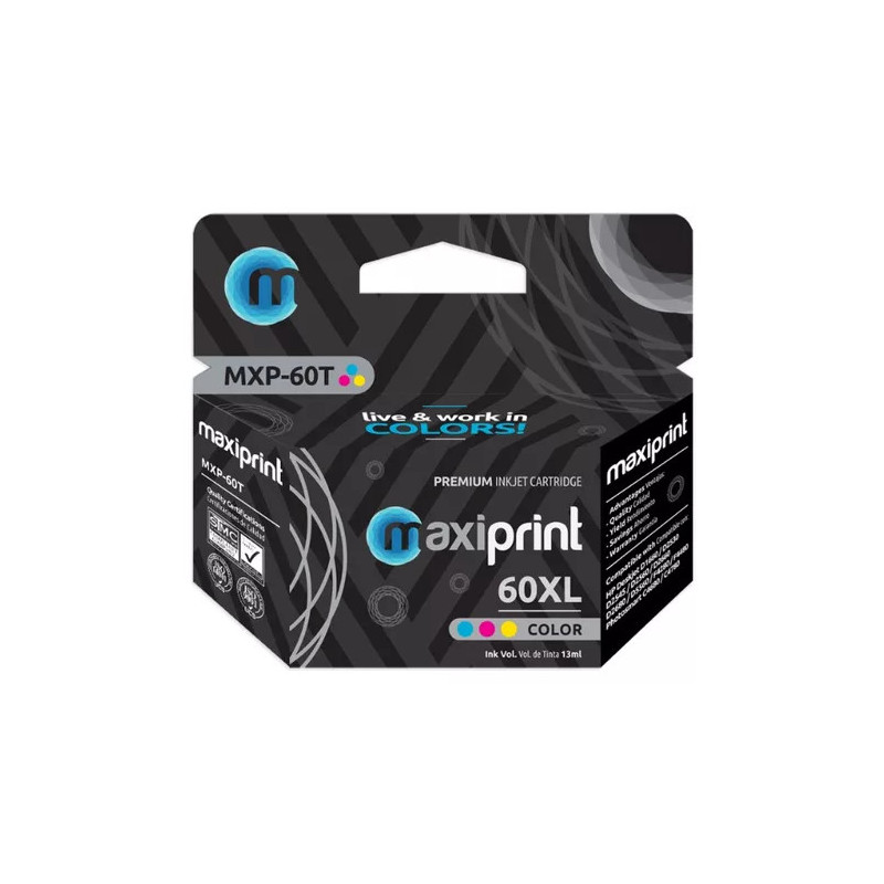 CARTUCHO MAXIPRINT 60XL COLOR