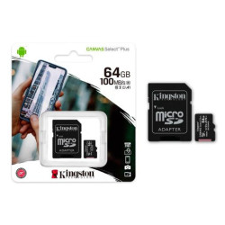MEMORIA MICRO SD KINGSTON 64 GB CLASE 10