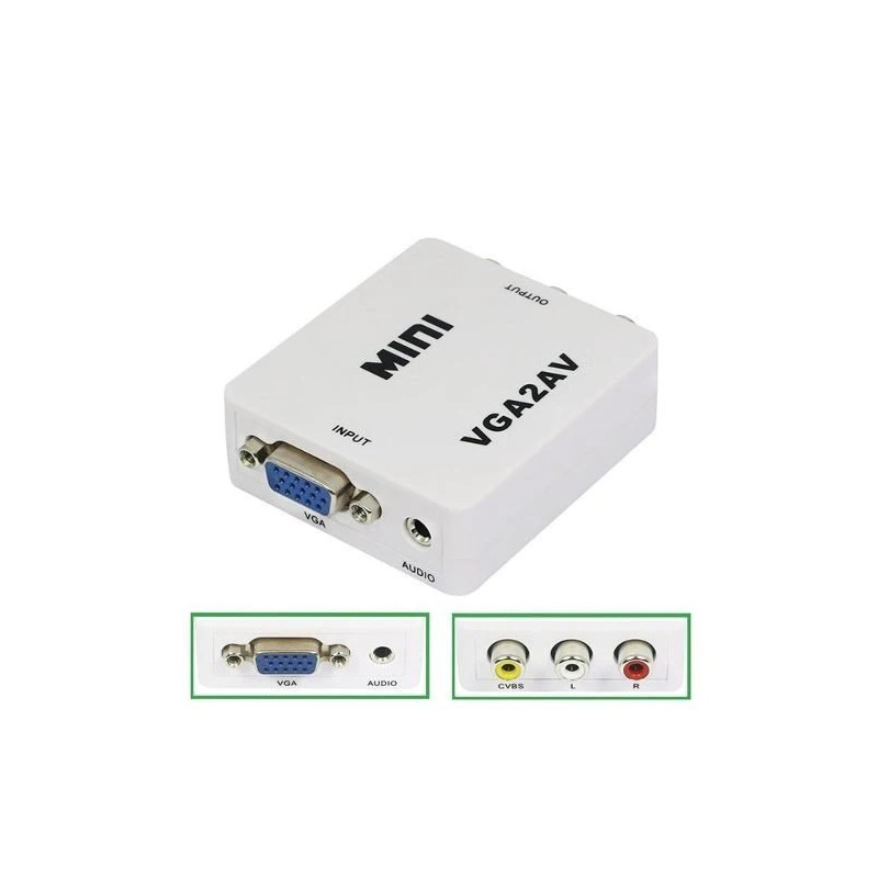 CONVERTIDOR VGA A RCA