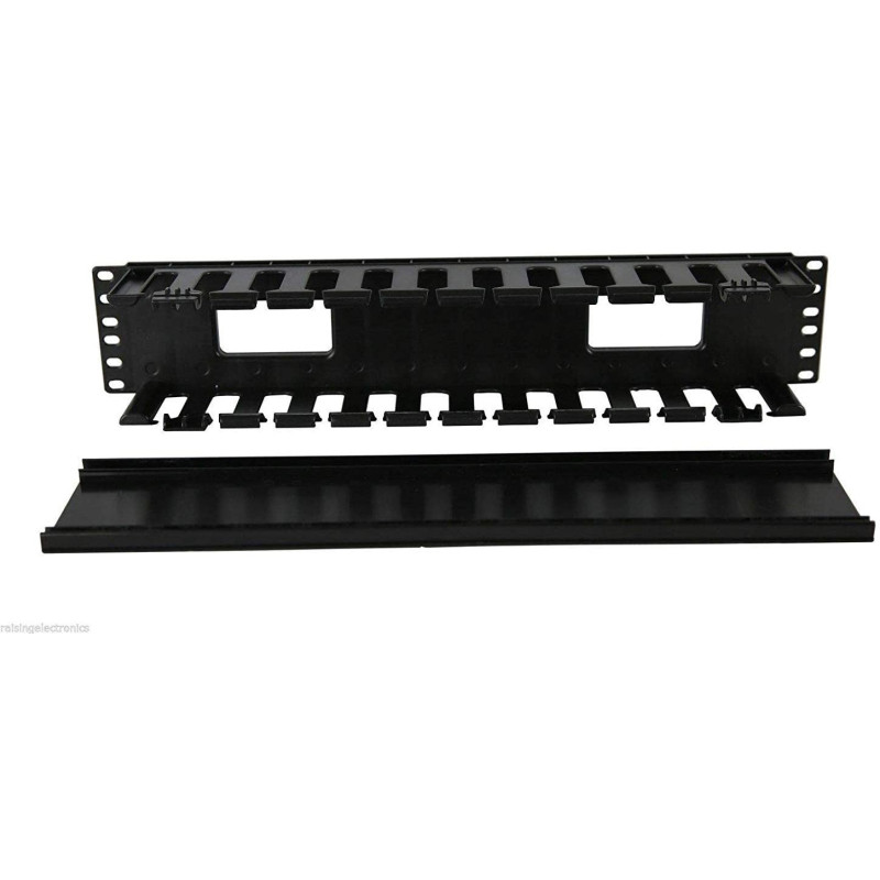 ORGANIZADOR DE CABLES HORIZONTAL 2U