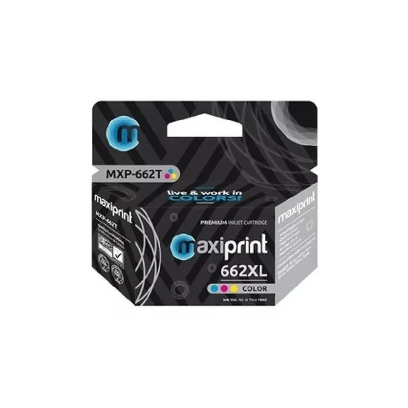 CARTUCHO MAXIPRINT HP 662XL COLOR