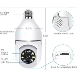 CAMARA BOMBILLO 360 IP WIFI