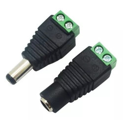 CONECTOR DC MACHO Y HEMBRA...