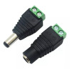 CONECTOR DC MACHO Y HEMBRA PARA CCTV