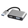 ADAPTADOR USB A HDMI Y VGA SPIDERTEC