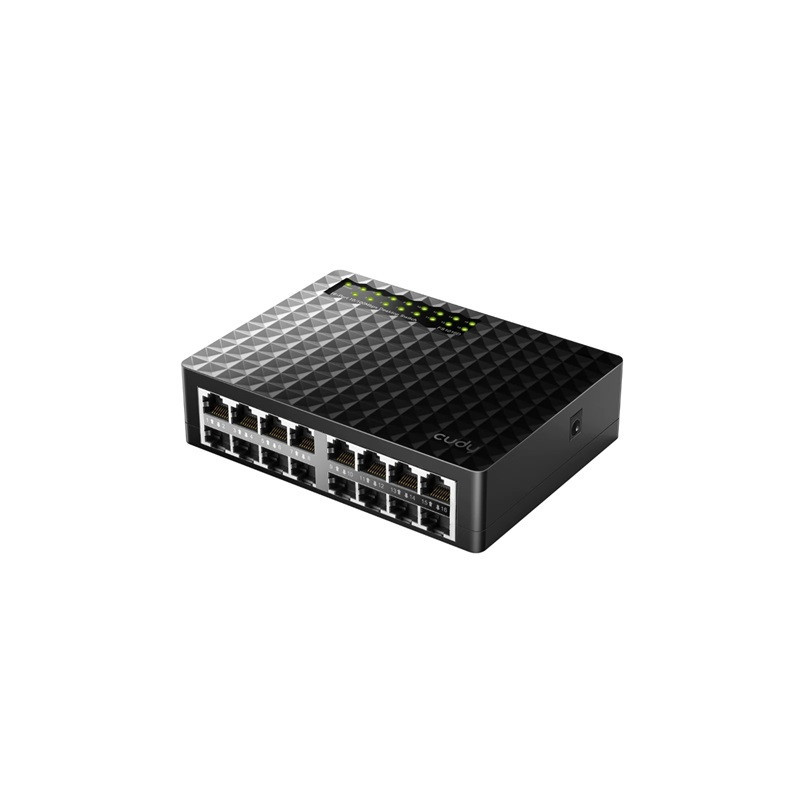 SWITCH CUDY 16 PUERTOS 10/100/100 RACK
