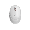 MOUSE INALÁMBRICO MARVO WM111 DUAL 2.4G + BLUETOOTH 5.1 10M DPI 800 1200 1600 6 BOTONES BATERIA 500MAH/ SILVER