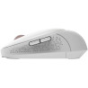 MOUSE INALÁMBRICO MARVO WM111 DUAL 2.4G + BLUETOOTH 5.1 10M DPI 800 1200 1600 6 BOTONES BATERIA 500MAH/ SILVER