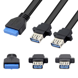 CABLE USB A 20 PINES PARA CASE