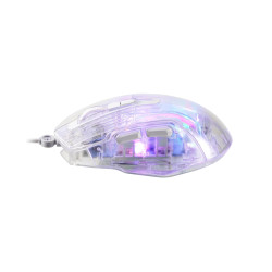 MOUSE MARVO RGB TRANSPARENTE 6 BOTONES
