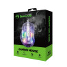 MOUSE MARVO RGB TRANSPARENTE 6 BOTONES