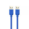 CABLE USB MACHO/MACHO 3.0 DE 50CM