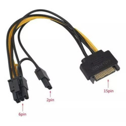 ADAPTADOR SATA A 8 PINES PARA VÍDEO