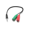 ADAPTADOR PS4 A AUDIFONO CON MICROFONO 3.5MM
