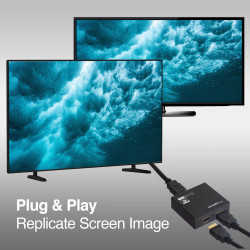 SPLITTER ARGOM 2 PUERTOS HDMI 4K
