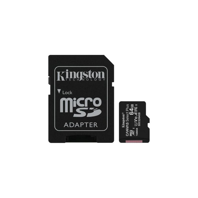 MEMORIA MICRO SD KINGSTON 64 GB CLASE 10