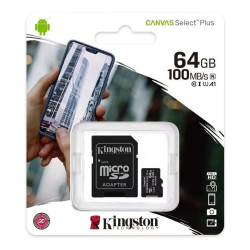 MEMORIA MICRO SD KINGSTON 64 GB CLASE 10