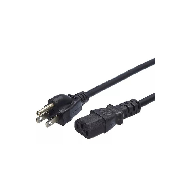 CABLE DE FUENTE DE PODER NEGRO