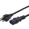 CABLE DE FUENTE DE PODER NEGRO