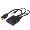 ADAPTADOR SPIDERTEC HDMI A VGA INCLUYE CABLE 3.5MM