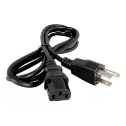 CABLE DE FUENTE DE PODER NEGRO
