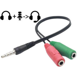 ADAPTADOR PS4 A AUDIFONO CON MICROFONO 3.5MM