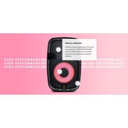 CORNETA MOONKI PORTABLE ARUBA 10" ACTIVE CON MICROFONO