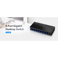 SWITCH CUDY 8 PUERTOS GIGABIT