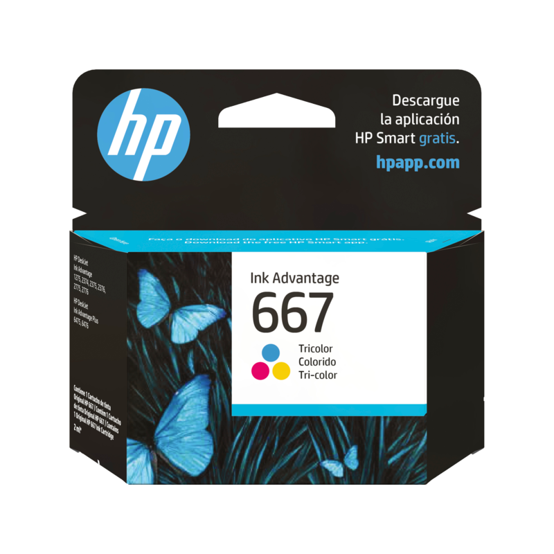 CARTUCHO HP 667 COLOR 3YM78AL