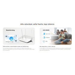 ROUTER CUDY AC1200 5 PUERTOS GIGABIT