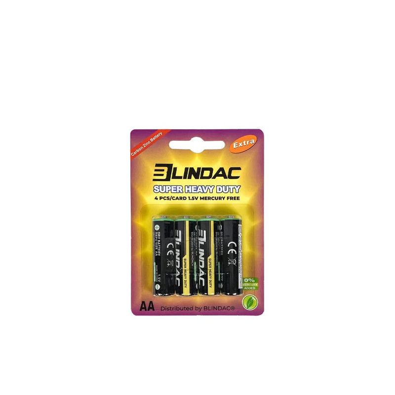 BATERIA AA BLINDAC (4 BATERIAS)