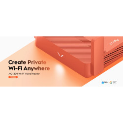 ROUTER MINI CUDY AC1200 VPN/WI-FI TRAVEL