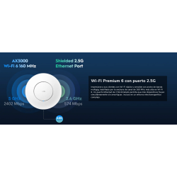 ACCESS POINT CUDY AX3000 GIGABIT INTERIOR PoE