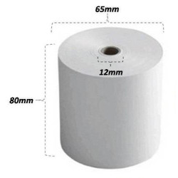 ROLLO DE PAPEL TERMICO 80X65