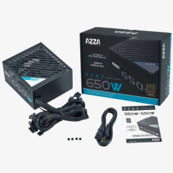 FUENTE DE PODER CERTIFICADA BRONZE 650W AZZA