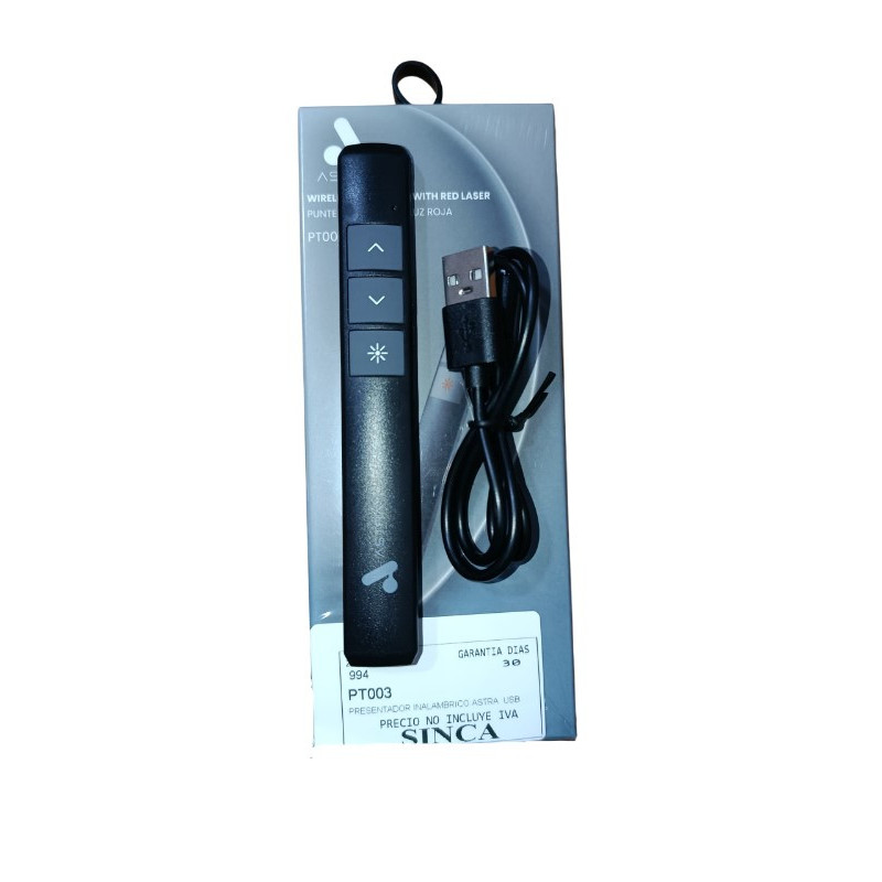 PRESENTADOR INALAMBRICO ASTRA CON PUNTERO LASER