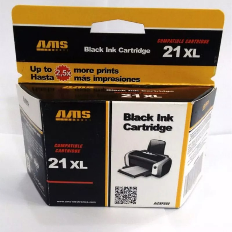 CARTUCHO AMS 21 XL NEGRO