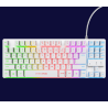 TECLADO TRUST RGB BLANCO MEMBRANA