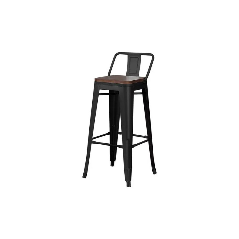 SILLA TOLIX DE BARRA CON MADERA 69cm