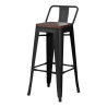 SILLA TOLIX DE BARRA CON MADERA 69cm