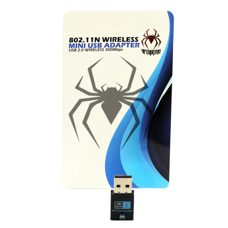 ADAPTADOR DE RED USB SPIDERTEC WIFI 2.4