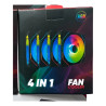 VENTILADOR LEADERTECH 4 EN 1 12CM CON CONTROL