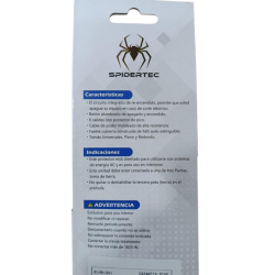 REGLETA SPIDERTEC 6 TOMAS 120V PROTECTOR