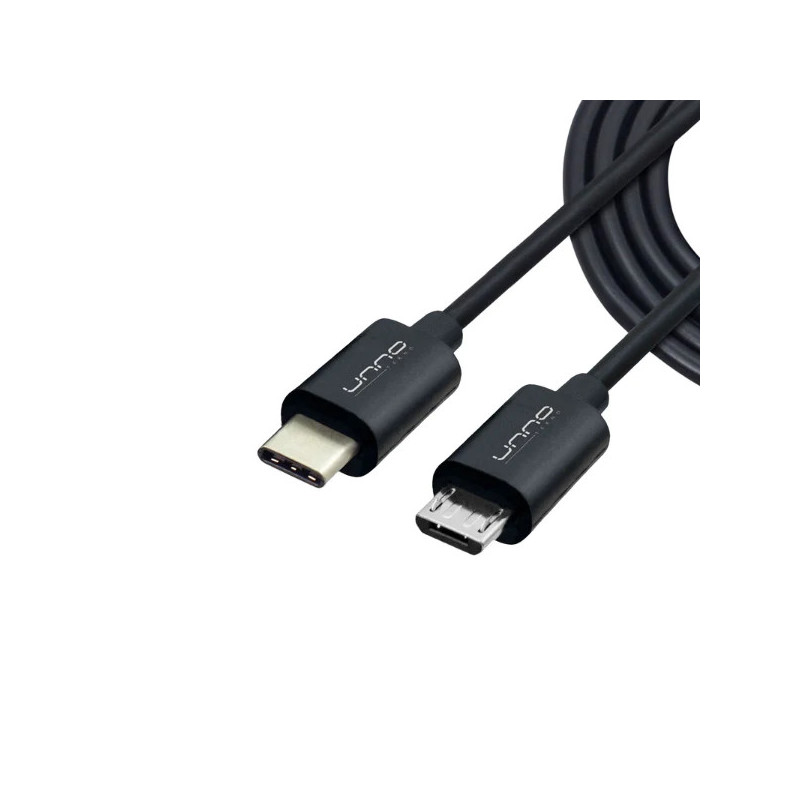 CABLE UNNO TEKNO TIPO C MICRO USB 1.5MTS