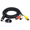 CABLE SUPER VÍDEO A RCA  7 PINES