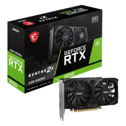 TARJETA GRAFICA RTX 3050 6GB GDDR6 MSI VENTUS 2X