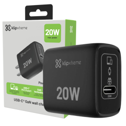 CARGADOR DE PARED KLIP 20W USB C