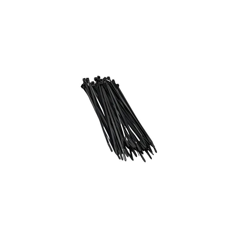 TIRRAP 3.6mm X 10 Cm NEGRO PAQ 100 UNI
